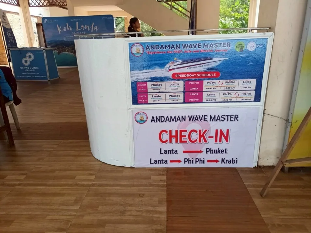 Koh Lanta — Saladan Pier check-in point