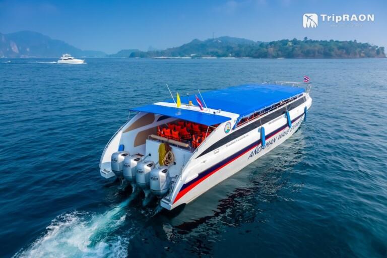 Andaman Wave Master · Krabi - Phi Phi Laemtong Speedboat Ticket (안다만웨이브 · 끄라비 ↔ 피피섬 Laemtong 스피드보트 티켓)