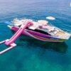 Sea Star speed catamaran with water slide