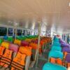 Inside the Sea Star speed catamaran