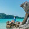 Rocks and sea at Chong Khad, Surin