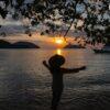 Evening at the beach, Surin