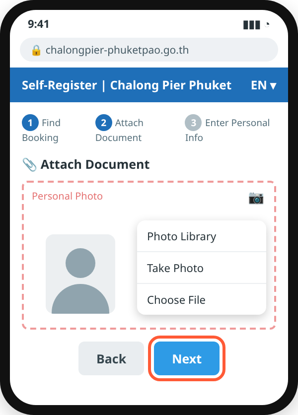 STEP 5 – Chalong Pier Smart Pier