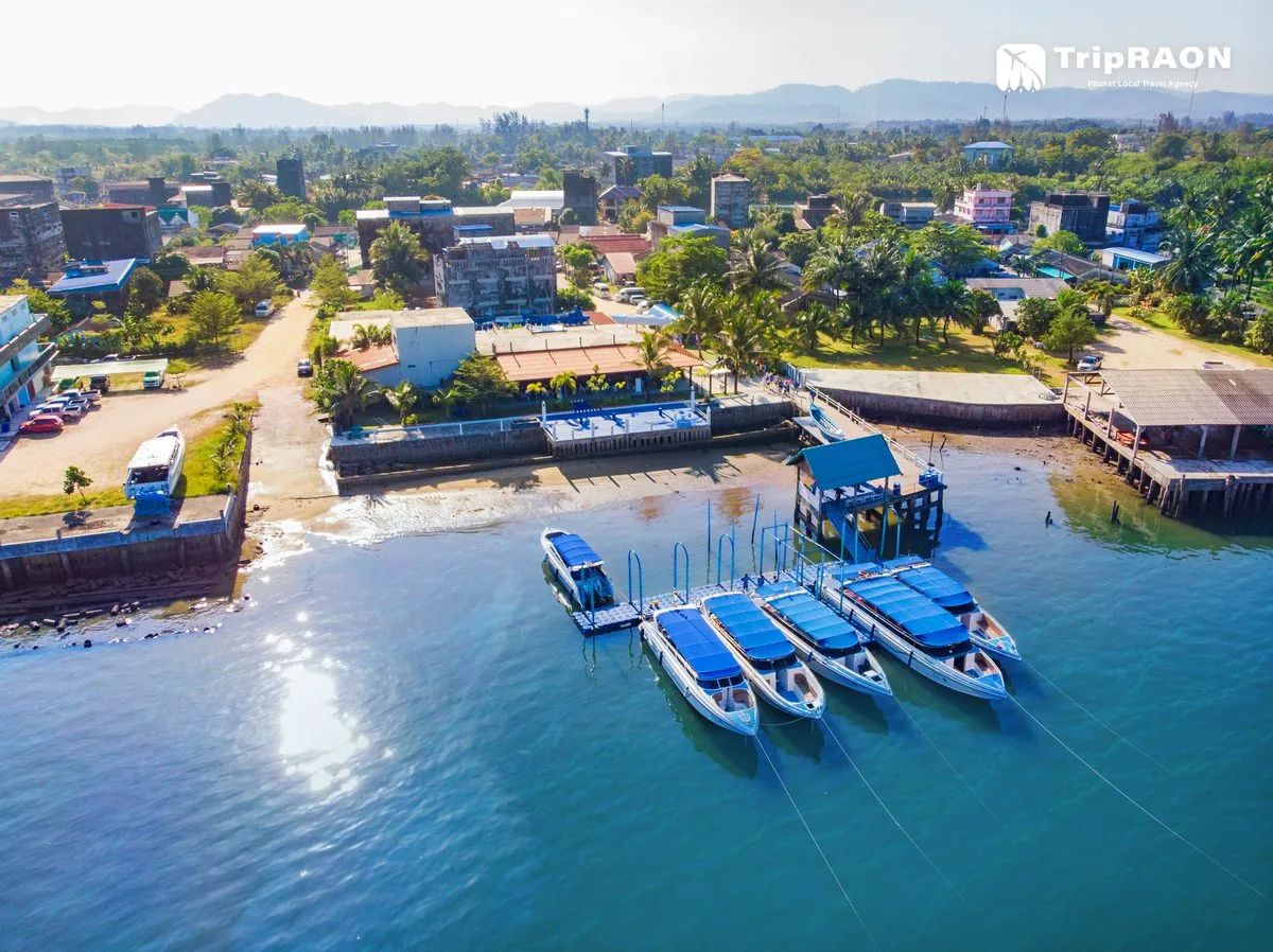 Причал Бан Нам Кхем (Ban Nam Khem Pier), откуда отправляются туры Sea Star на Сурин